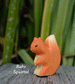 Wooden Baby Squirrel by Holzwald