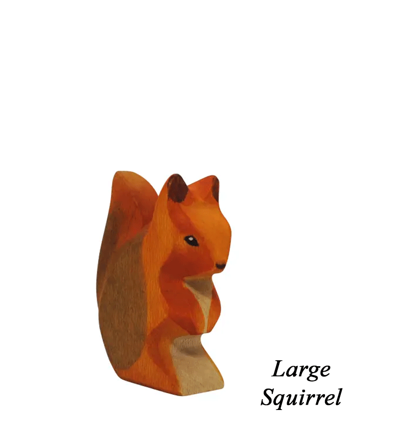 Wooden Large Squirrel by Holzwald