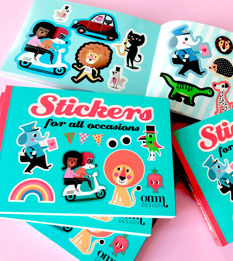 Blue Stickers for All Occasions Book by Ingela P Arrhenius