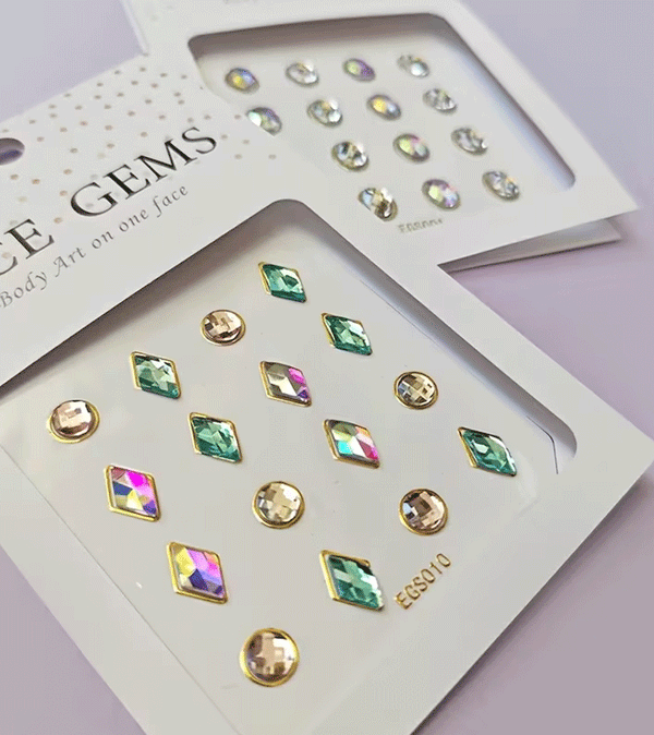 Jewel Stick on Earrings