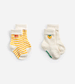 Pack of 2 Pixel Strawberry Short Socks by Bobo Choses