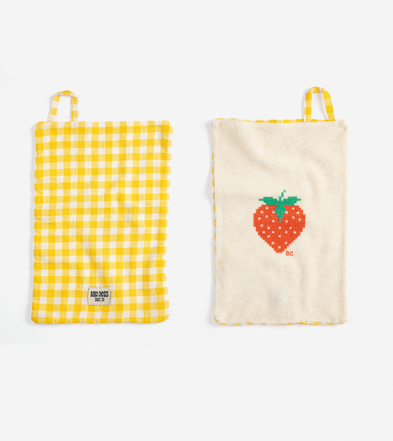 Strawberry Wash Cloth by Bobo Choses