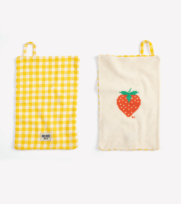 Strawberry Wash Cloth by Bobo Choses