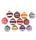 Medium Stripey Glass Bauble by Cody Foster