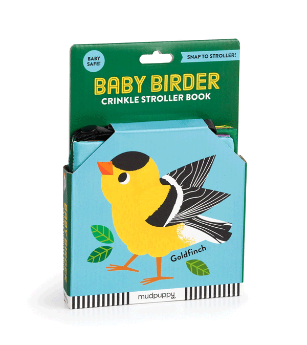 Baby Birder Crinkle Fabric Stroller Book by Mudpuppy