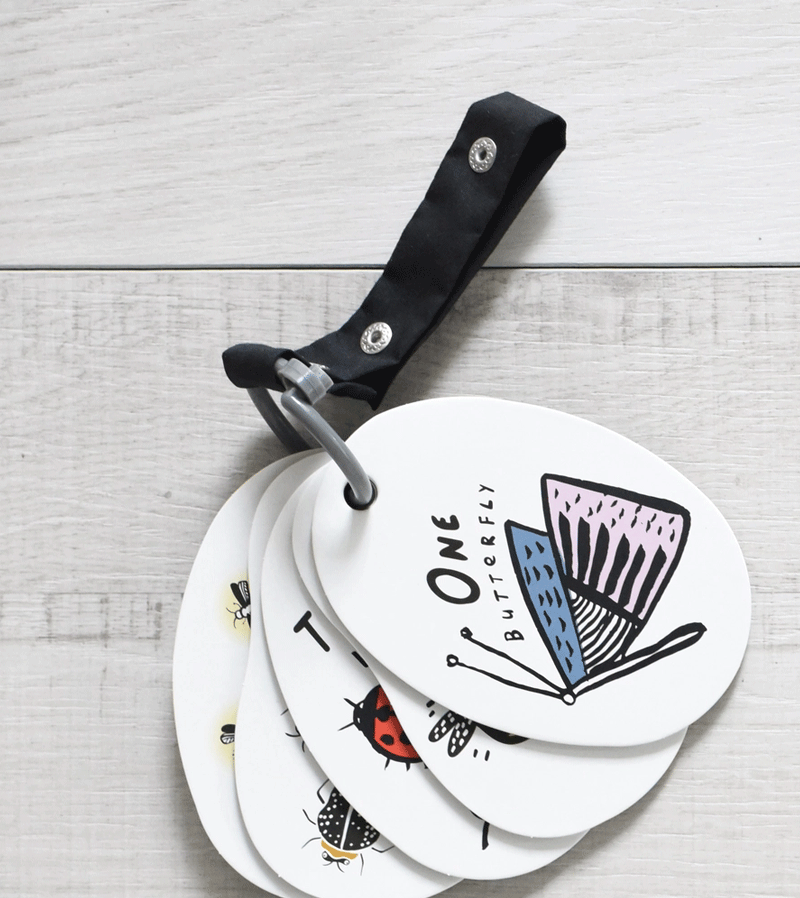 I See Bugs To Count Stroller Cards by Wee Gallery