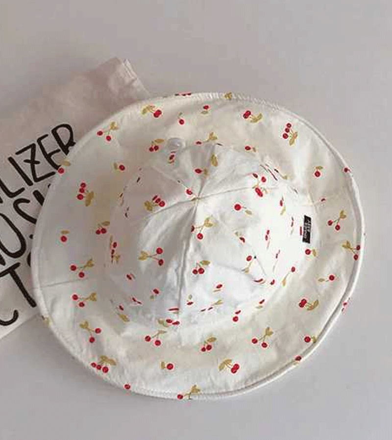 Cherry Print Sunhat