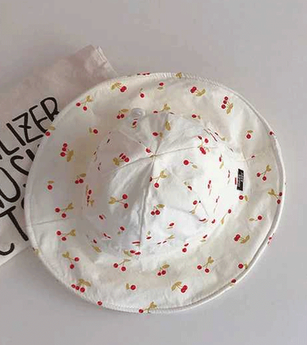 Cherry Print Sunhat