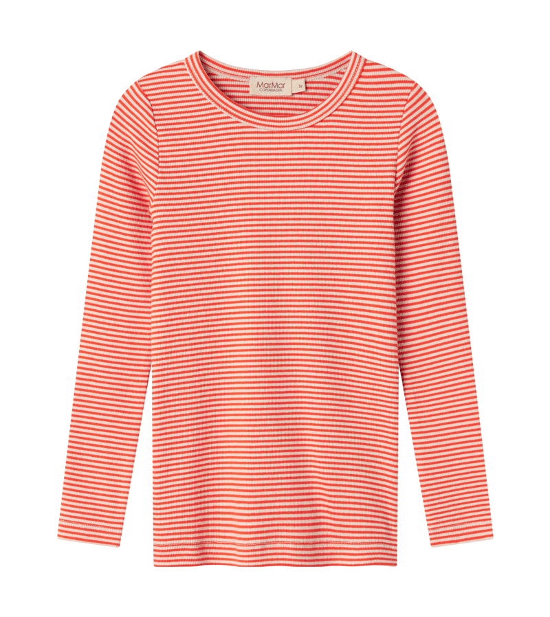 Red Stripe Modal Tani Long Sleeved Tee by MarMar Copenhagen