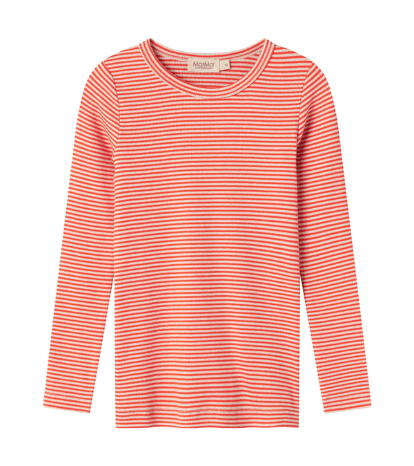 Red Stripe Modal Tani Long Sleeved Tee by MarMar Copenhagen