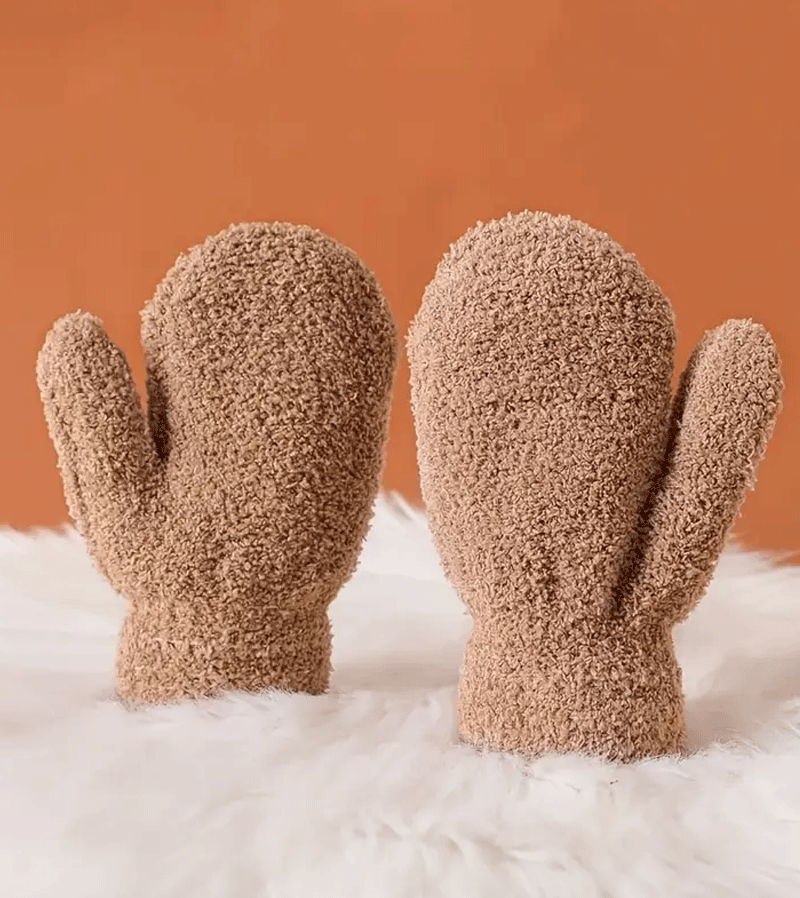 Teddy Fleece Mittens