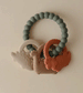 Dino Teething Ring  by Mushie
