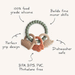 Dino Teething Ring  by Mushie