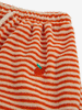 Baby Orange Stripes Terry Harem Bottoms by Bobo Choses