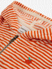 Baby Orange Stripes Terry Zipped Hoodie by Bobo Choses