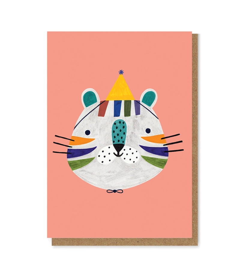 Party Tiger Card by Daria Solak Illustrations