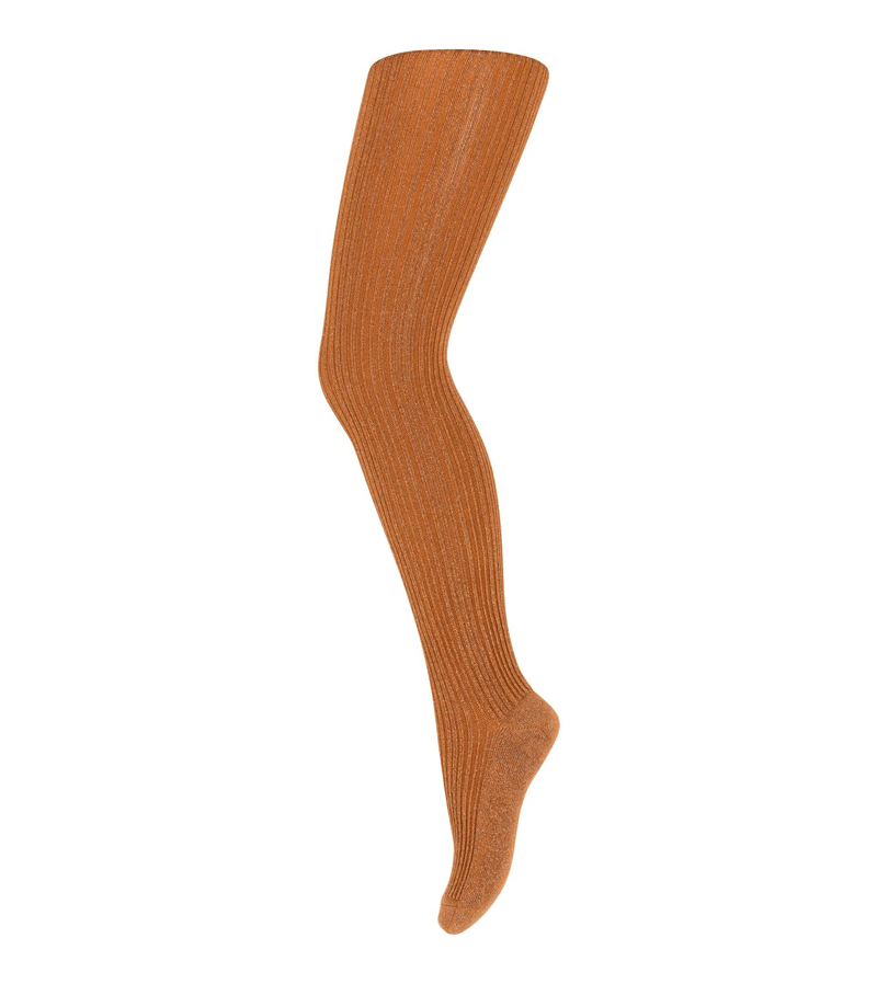 Pumpkin Spice Celosia Glitter Tights by mp Denmark