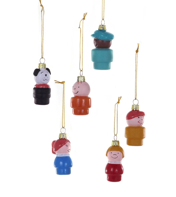 Tiny People Glass Ornament by Cody Foster