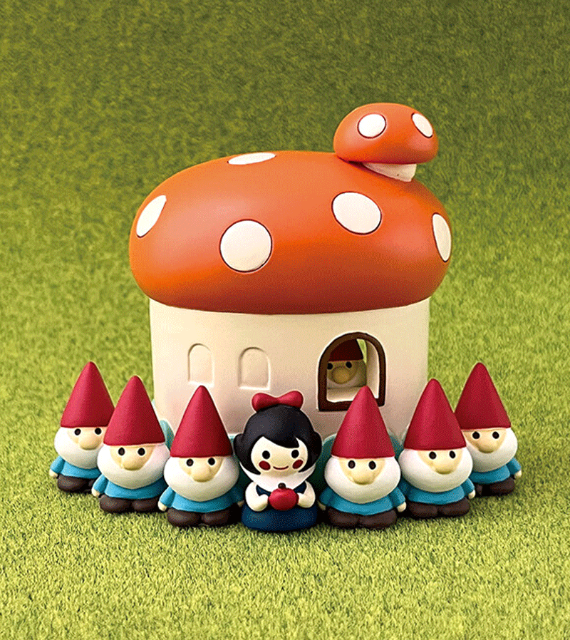 Toadstool House for the Figures by Concombre