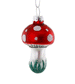 Toadstool Glass Ornament by Cody Foster