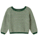 Garden Green Stripe Torin Knitted Sweater by MarMar Copenhagen