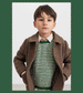 Garden Green Stripe Torin Knitted Sweater by MarMar Copenhagen