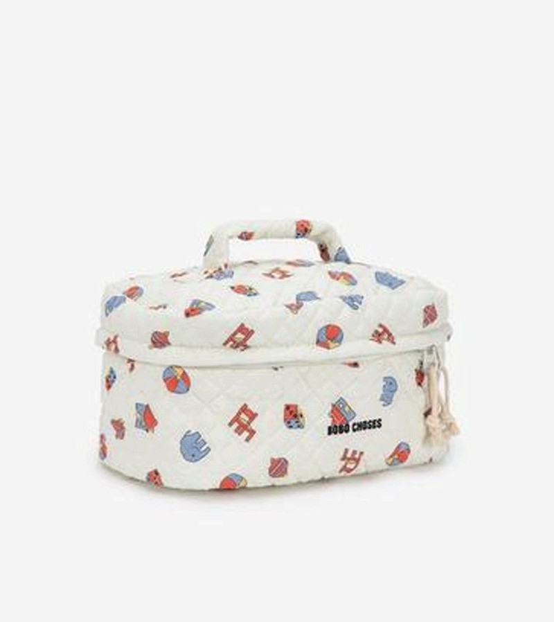 Toys all over Quilted Pouch by Bobo Choses