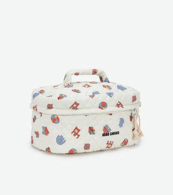 Toys all over Quilted Pouch by Bobo Choses