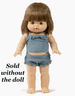 Peacock Rib Underwear Set of Minikane Baby Dolls
