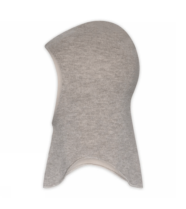 Light Brown Melange Wool Uppsala Balaclava by mp Denmark