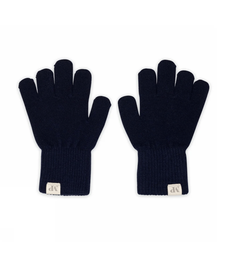 Peacoat Blue Cashmere Uppsala Gloves by mp Denmar