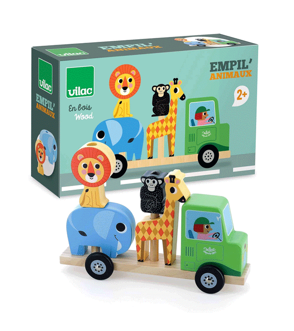 Stacking Animals Truck for Vilac by Ingela P Arrhenius