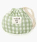 Vito Shorts in Green Vichy cotton Gauze with Pouch for Minikane Baby Dolls