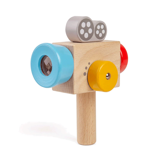Wooden Toy Video Camera by Bigjigs Toys