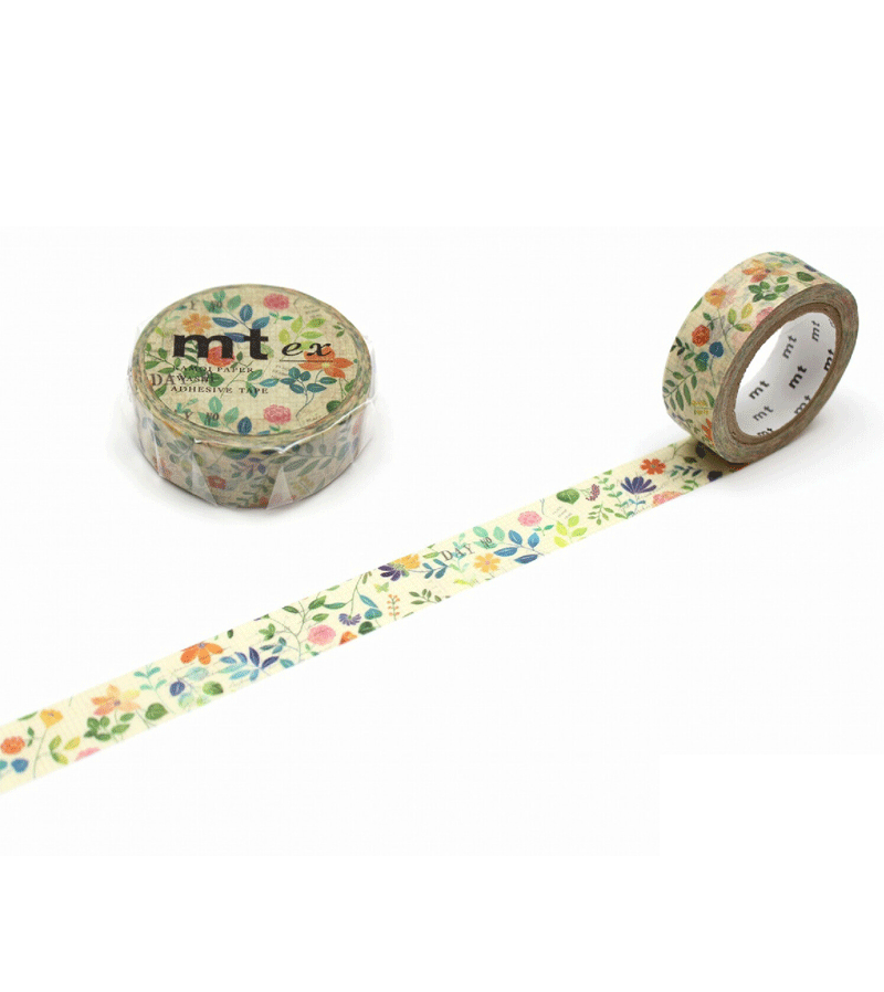 Japanese Watercolour Flowers Washi Tape