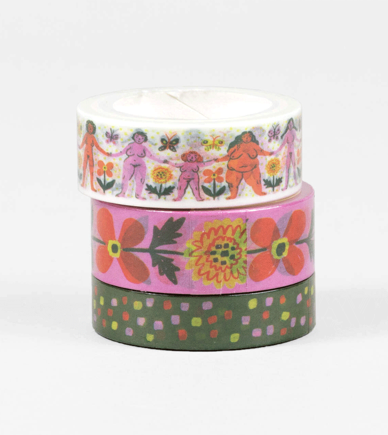 Marigold Washi Set by Phoebe Wahl