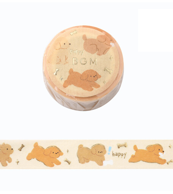 Japanese Puppy Washi Tape