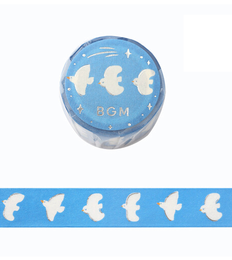 Japanese White Bird Washi Tape