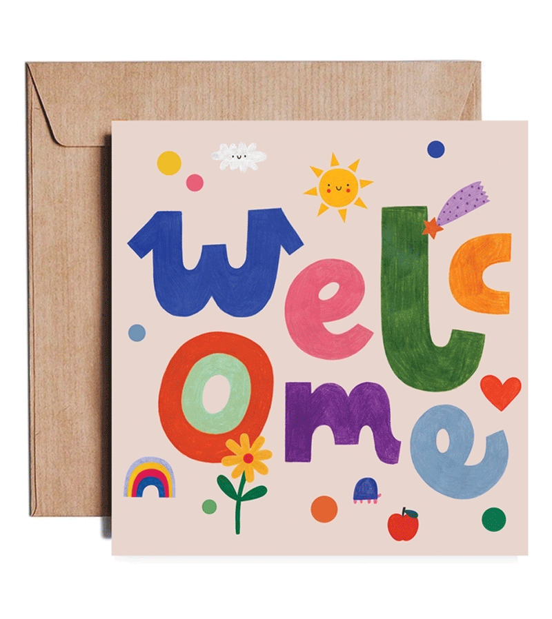 Welcome Card by Daria Solak Illustrations