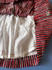 Navy and Red Stripe Peter Pan Collar Dress by 8000 miles