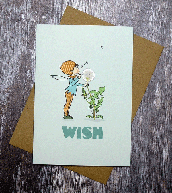 Wish Pixie Card by Made in Pixieland
