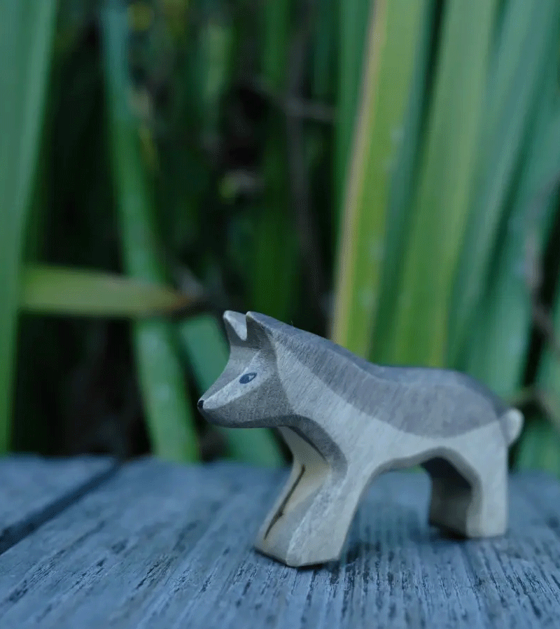 Wooden Wolf Cub by Holzwald