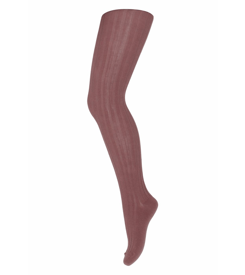 Hot Chocolate Wool Rib Tights by mp Denmark