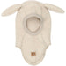 Melange Off White Soft Wool Balaclava with Bunny Ears by Mikk-Line