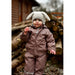 Melange Off White Soft Wool Balaclava with Bunny Ears by Mikk-Line