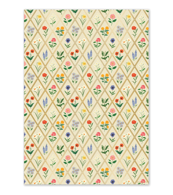 Garden Study Wrapping Sheet by Rifle Paper Co