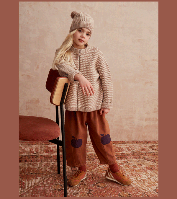 Ginger Apple Ziggy Barrel Leg Trousers by Bonnie Mob