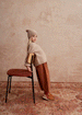 Ginger Apple Ziggy Barrel Leg Trousers by Bonnie Mob