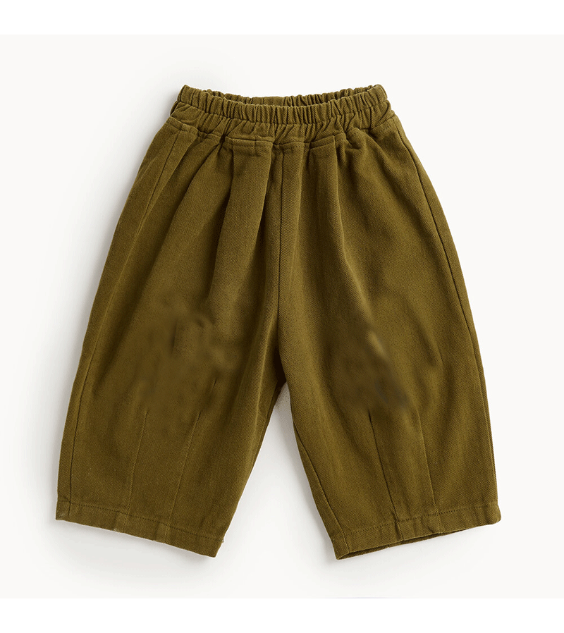 Olive Ziggy Barrel Trousers by Bonnie Mob