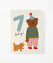 Age 7 Birthday Bear Card by Bear Days